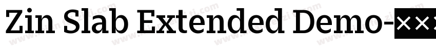 Zin Slab Extended Demo字体转换
